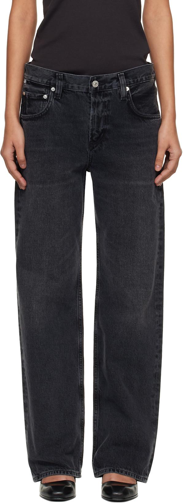 Black Lindz Easy Straight Jeans by CITIZENS OF HUMANITY