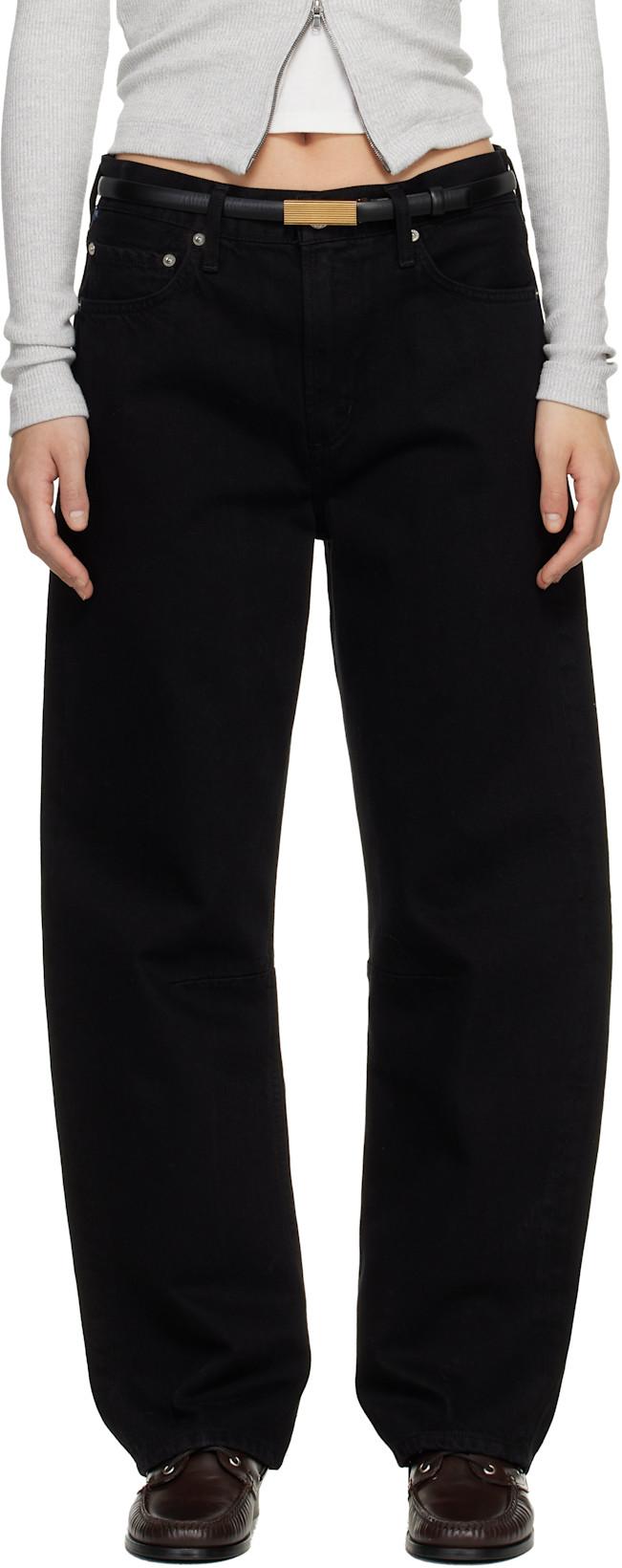 Black Miro Long Relaxed Jeans by CITIZENS OF HUMANITY