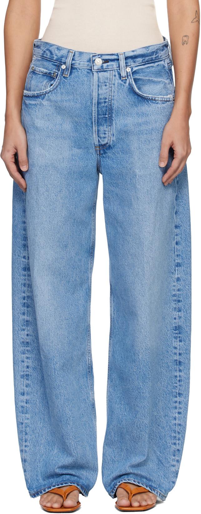 Blue Ayla Baggy Jeans by CITIZENS OF HUMANITY
