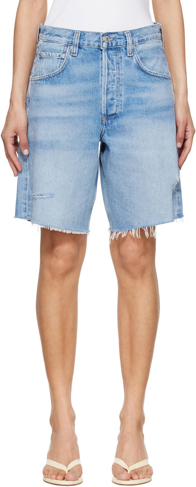 Blue Ayla Shorts by CITIZENS OF HUMANITY