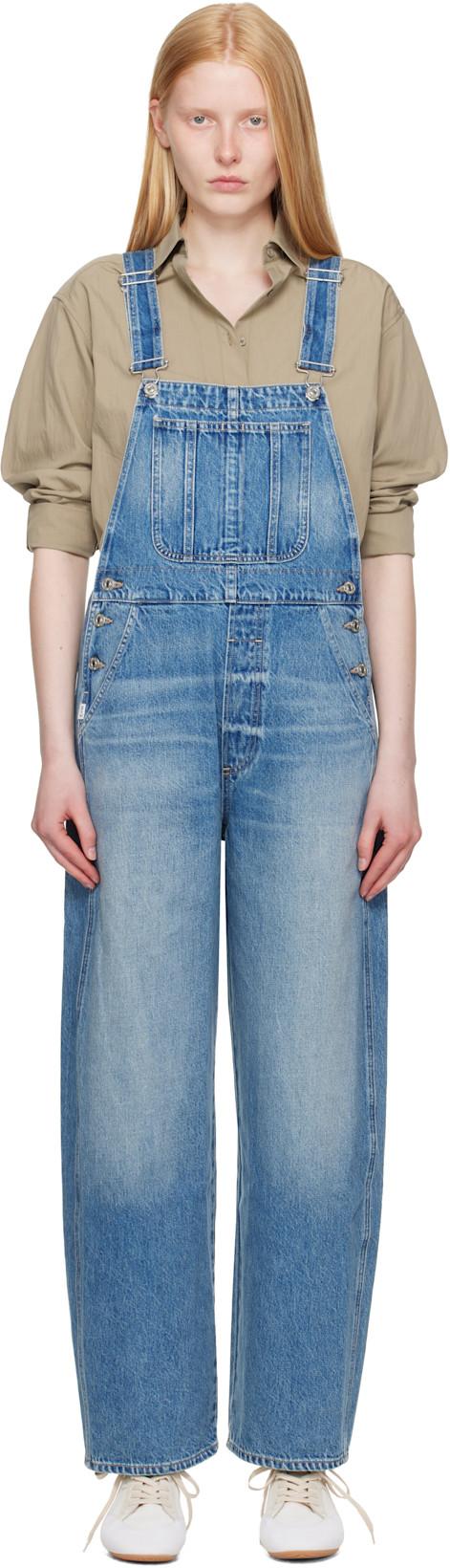 Blue Freya Denim Overalls by CITIZENS OF HUMANITY