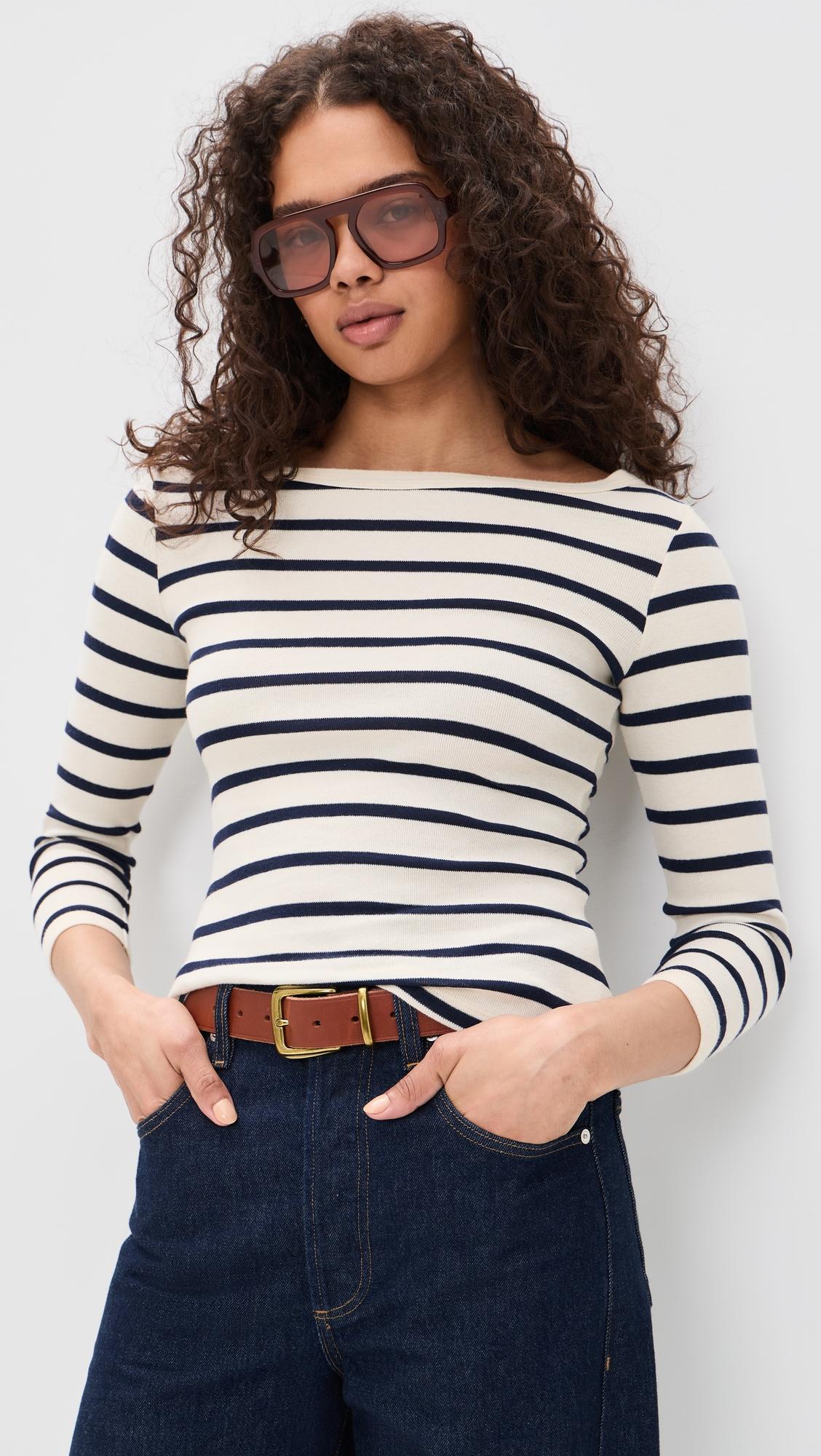 Boat Neck Slim Tee by CITIZENS OF HUMANITY