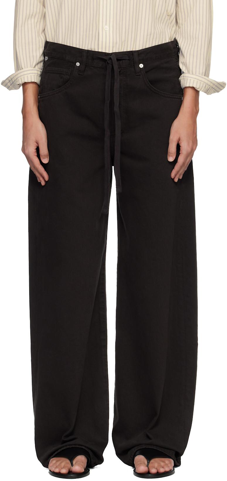 Brown Brynn Drawstring Jeans by CITIZENS OF HUMANITY