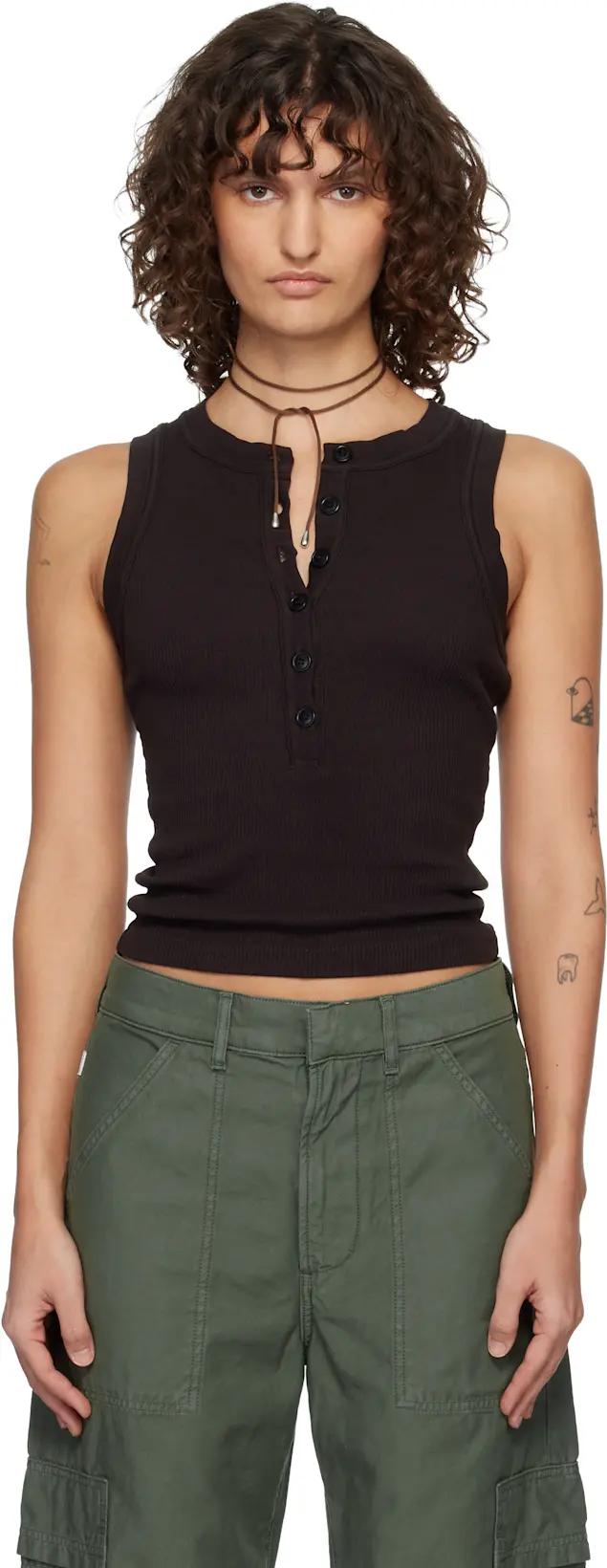 Brown Caralyn Tank Top by CITIZENS OF HUMANITY