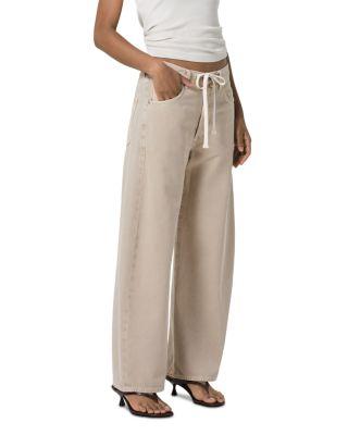 Brynn Drawstring High Rise Jeans in Burnished Quartz by CITIZENS OF HUMANITY