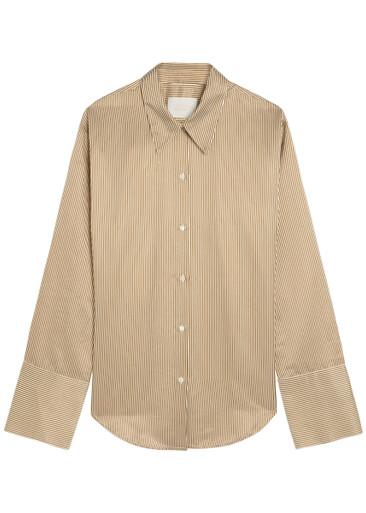 Camilia striped cotton and silk-blend shirt by CITIZENS OF HUMANITY