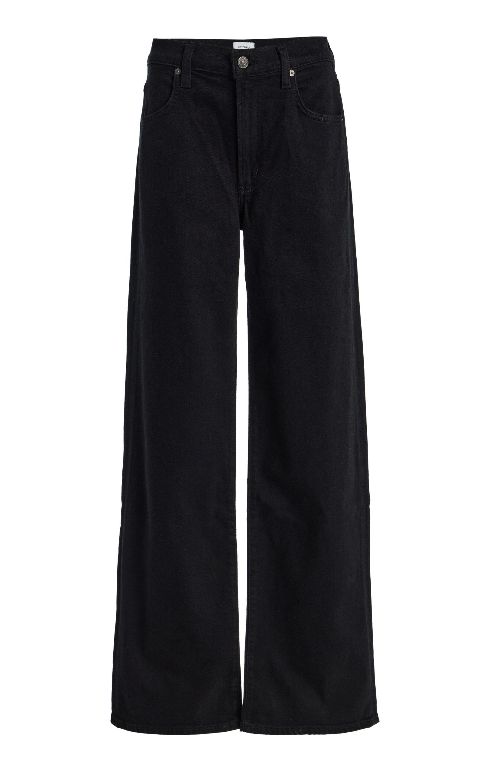 Citizens of Humanity Annina Cashmere-Denim High-Rise Straight-Leg Jeans - Moda Operandi by CITIZENS OF HUMANITY