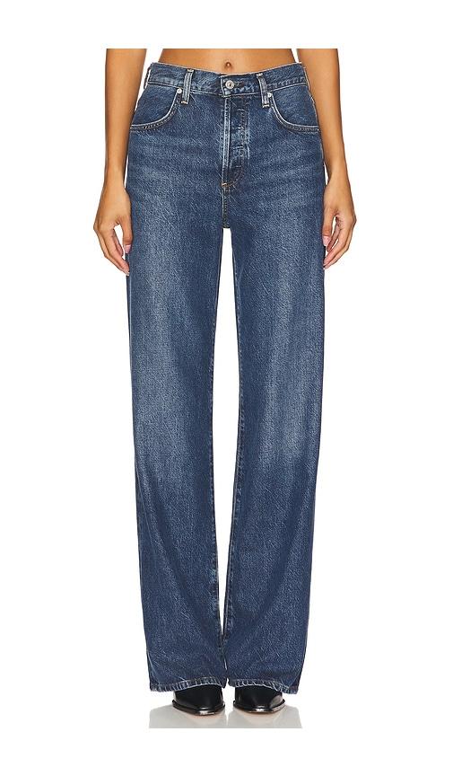 Citizens of Humanity Annina Wide Leg Jeans in Blue by CITIZENS OF HUMANITY