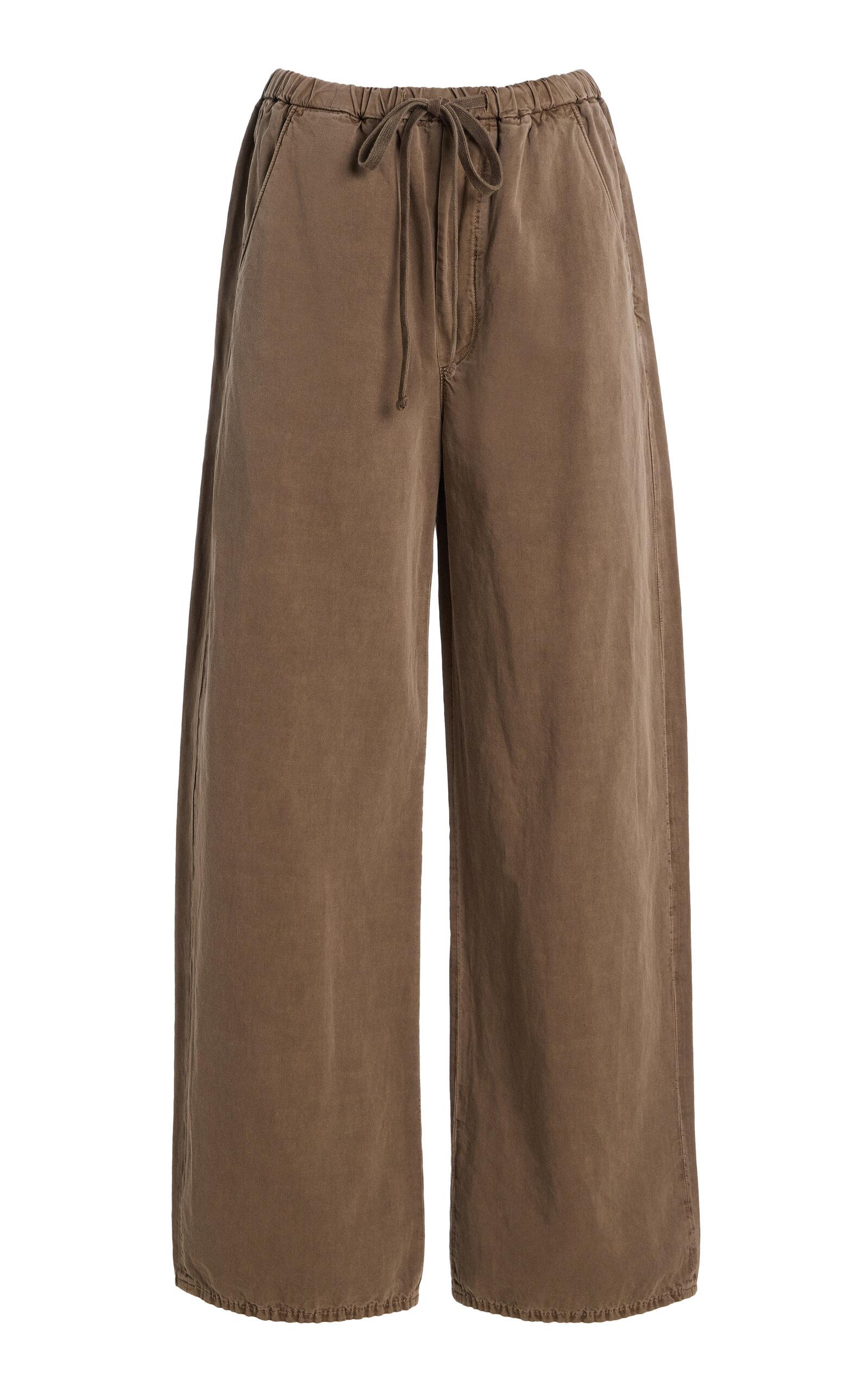 Citizens of Humanity Aurora Pull-On Cotton-Flaxweatpants - Moda Operandi by CITIZENS OF HUMANITY