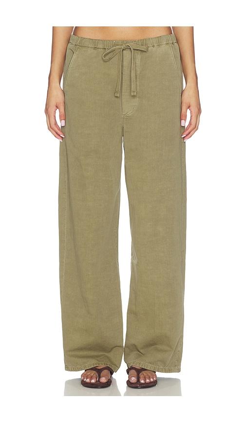 Citizens of Humanity Aurora Pull On Pant in Olive by CITIZENS OF HUMANITY