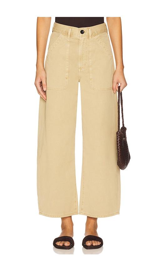 Citizens of Humanity Ayla Cargo Crop in Beige by CITIZENS OF HUMANITY