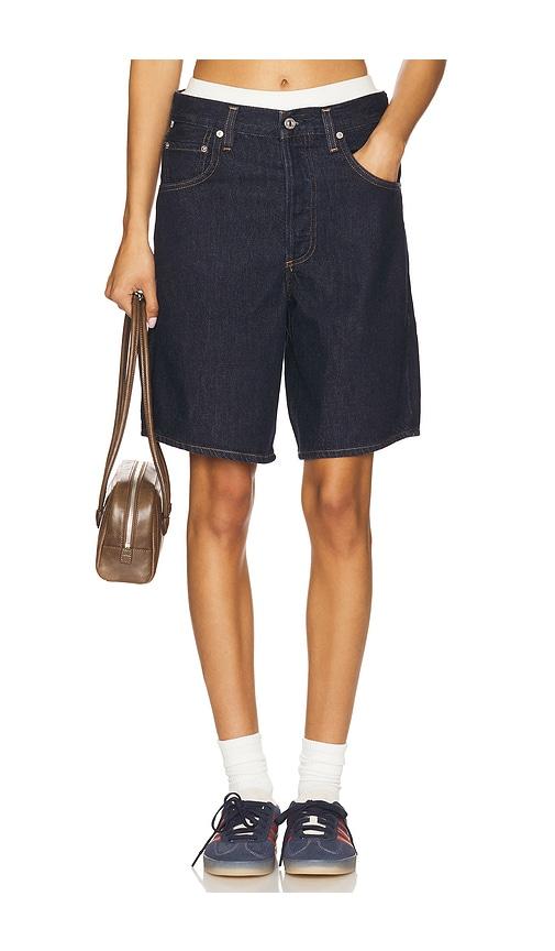 Citizens of Humanity Ayla Short With Clean Hem in Blue by CITIZENS OF HUMANITY