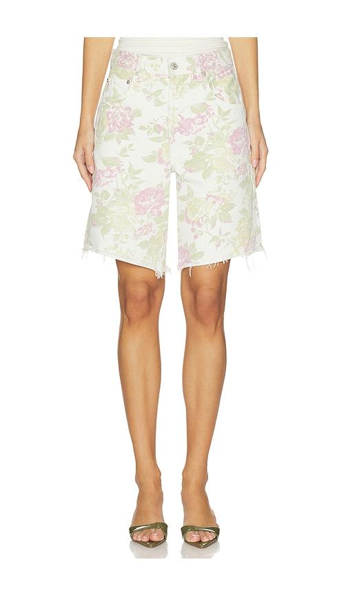 Citizens of Humanity Ayla Short in White,Sage by CITIZENS OF HUMANITY