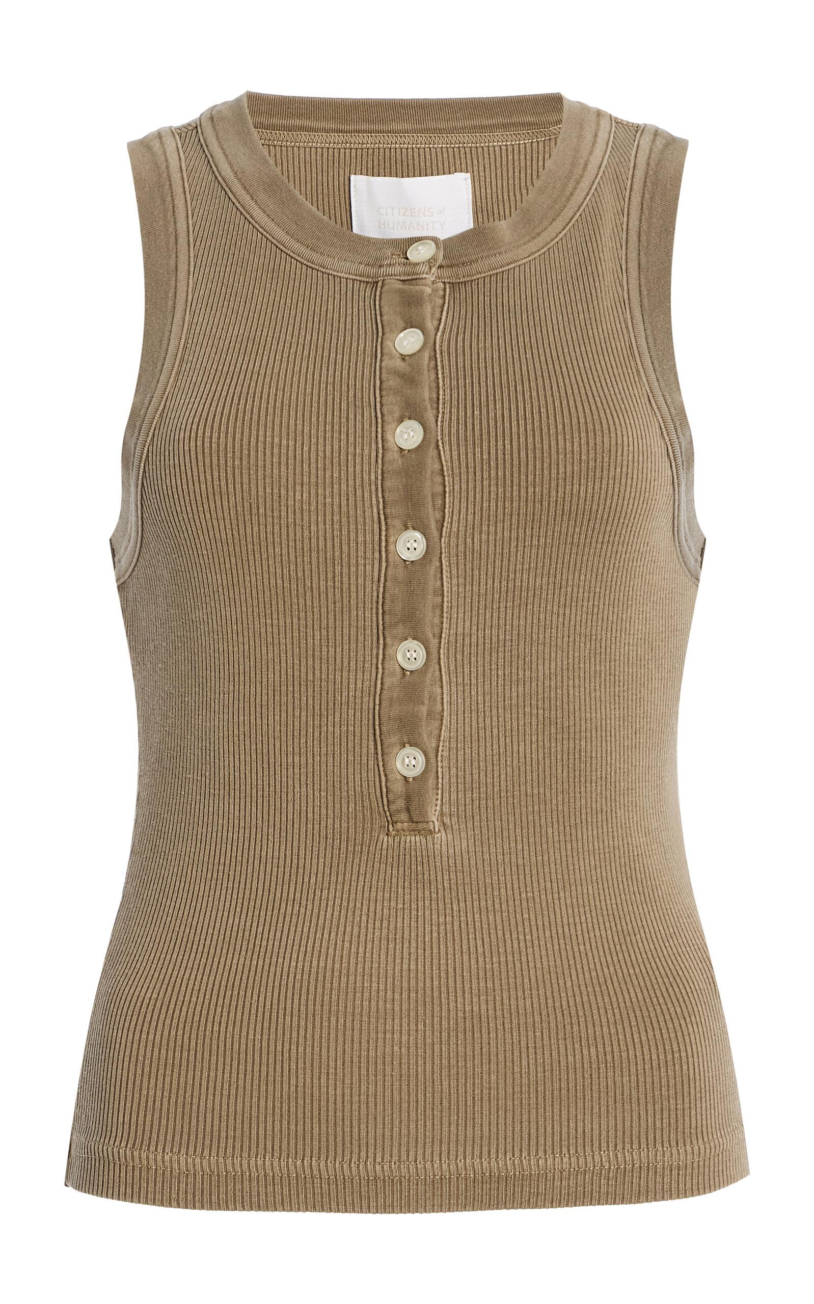 Citizens of Humanity Caralyn Ribbed Jersey Tank Top - Moda Operandi by CITIZENS OF HUMANITY
