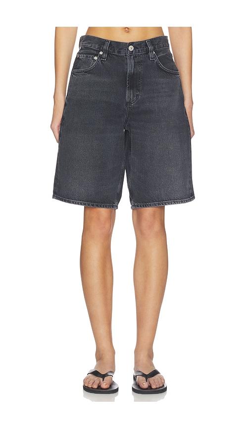 Citizens of Humanity Court Denim Short in Black by CITIZENS OF HUMANITY