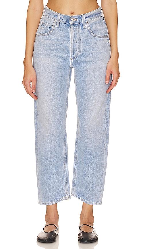 Citizens of Humanity Dahlia Bow Leg Baby Roll Jeans in Denim-Light by CITIZENS OF HUMANITY