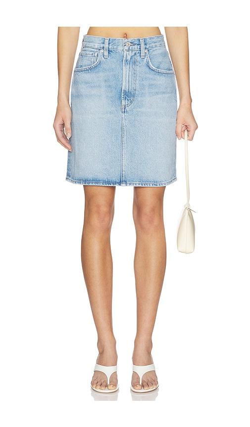 Citizens of Humanity Etta Pencil Skirt in Blue by CITIZENS OF HUMANITY