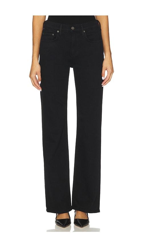 Citizens of Humanity Genova Cashmere Low Rise Boot Jeans in Black by CITIZENS OF HUMANITY