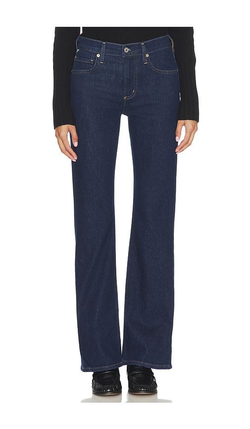 Citizens of Humanity Genova Cashmere Low Rise Boot Jeans in Blue by CITIZENS OF HUMANITY