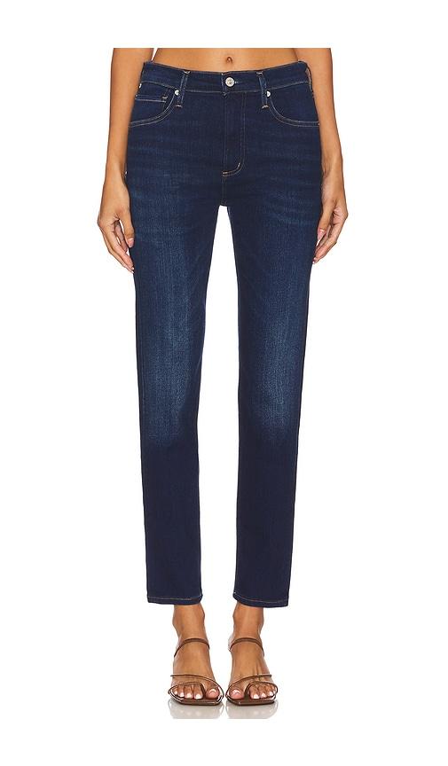 Citizens of Humanity Isola Slim Jeans in Denim-Dark by CITIZENS OF HUMANITY