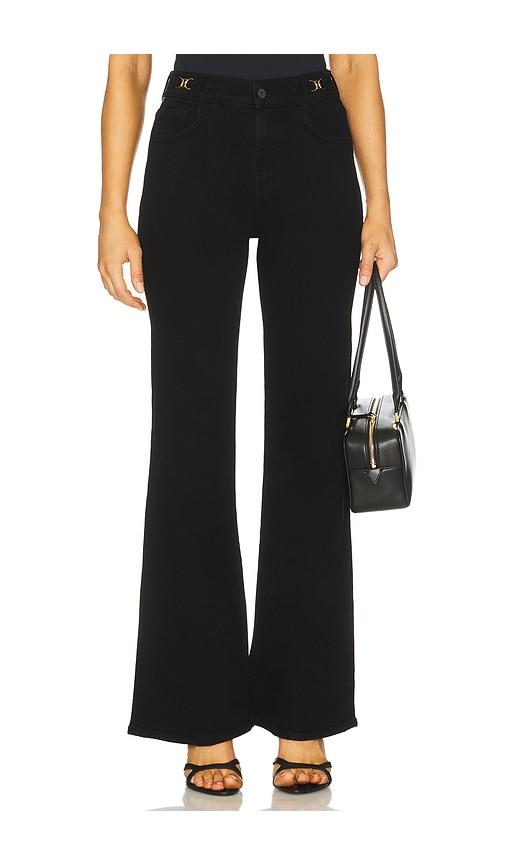 Citizens of Humanity Kimberly Flare With Horsebit Jeans in Black by CITIZENS OF HUMANITY