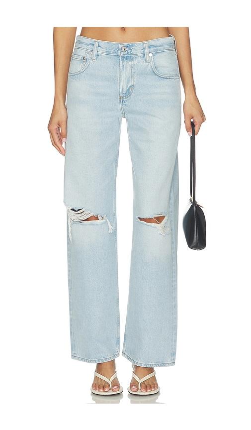 Citizens of Humanity Lindz Easy Straight Jeans in Blue by CITIZENS OF HUMANITY