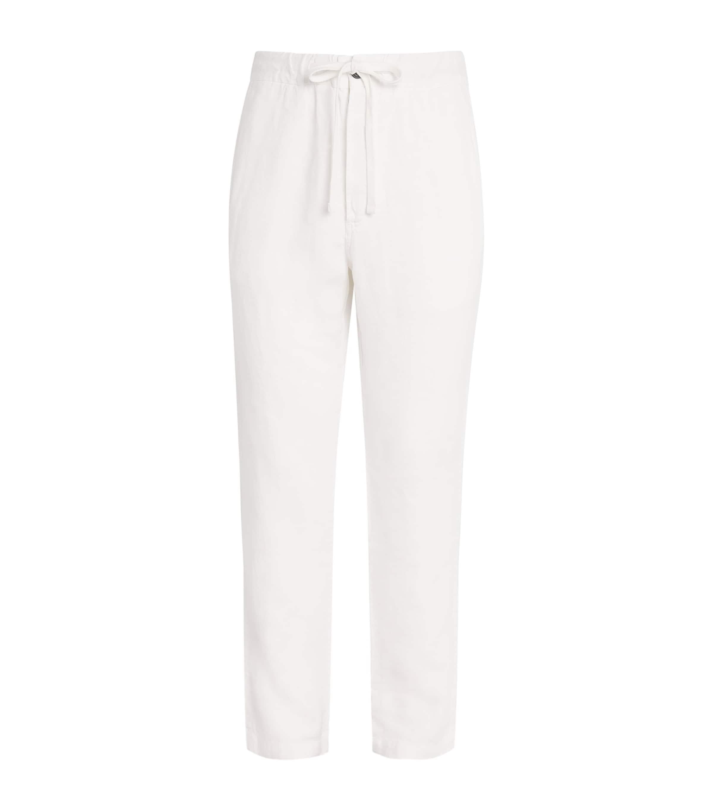 Citizens of Humanity Linen Drawstring Straight Trousers by CITIZENS OF HUMANITY