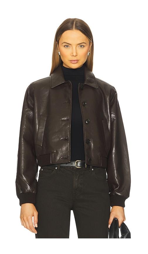 Citizens of Humanity Lola Bomber in Brown by CITIZENS OF HUMANITY