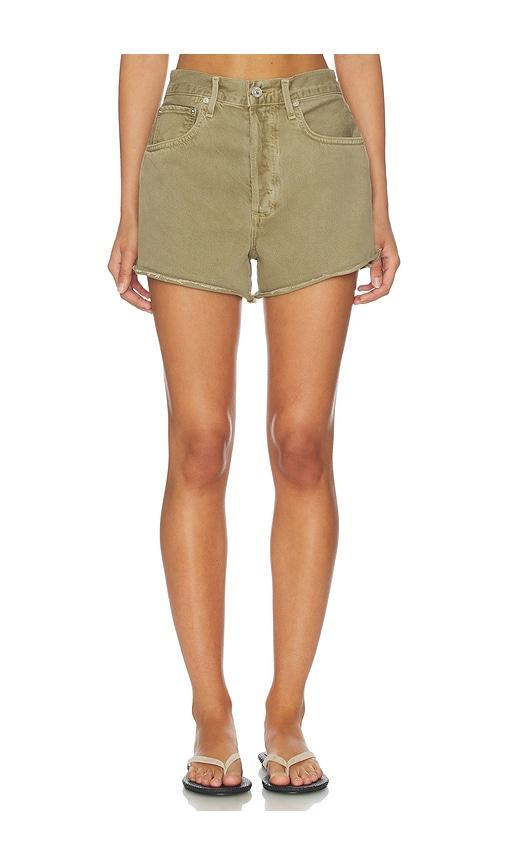 Citizens of Humanity Marlow Vintage Short in Brown by CITIZENS OF HUMANITY