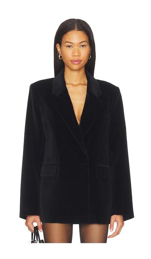 Citizens of Humanity Matteau Blazer in Black by CITIZENS OF HUMANITY