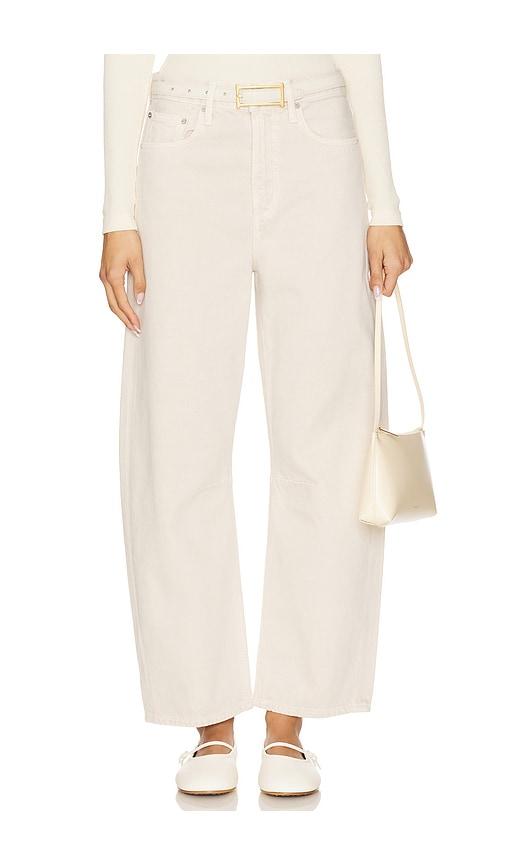Citizens of Humanity Miro Relaxed Jeans in Ivory by CITIZENS OF HUMANITY