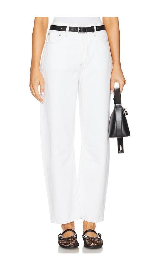 Citizens of Humanity Miro Relaxed Jeans in White by CITIZENS OF HUMANITY