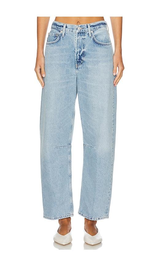 Citizens of Humanity Miro Relaxed Wide Leg Jeans in Blue by CITIZENS OF HUMANITY