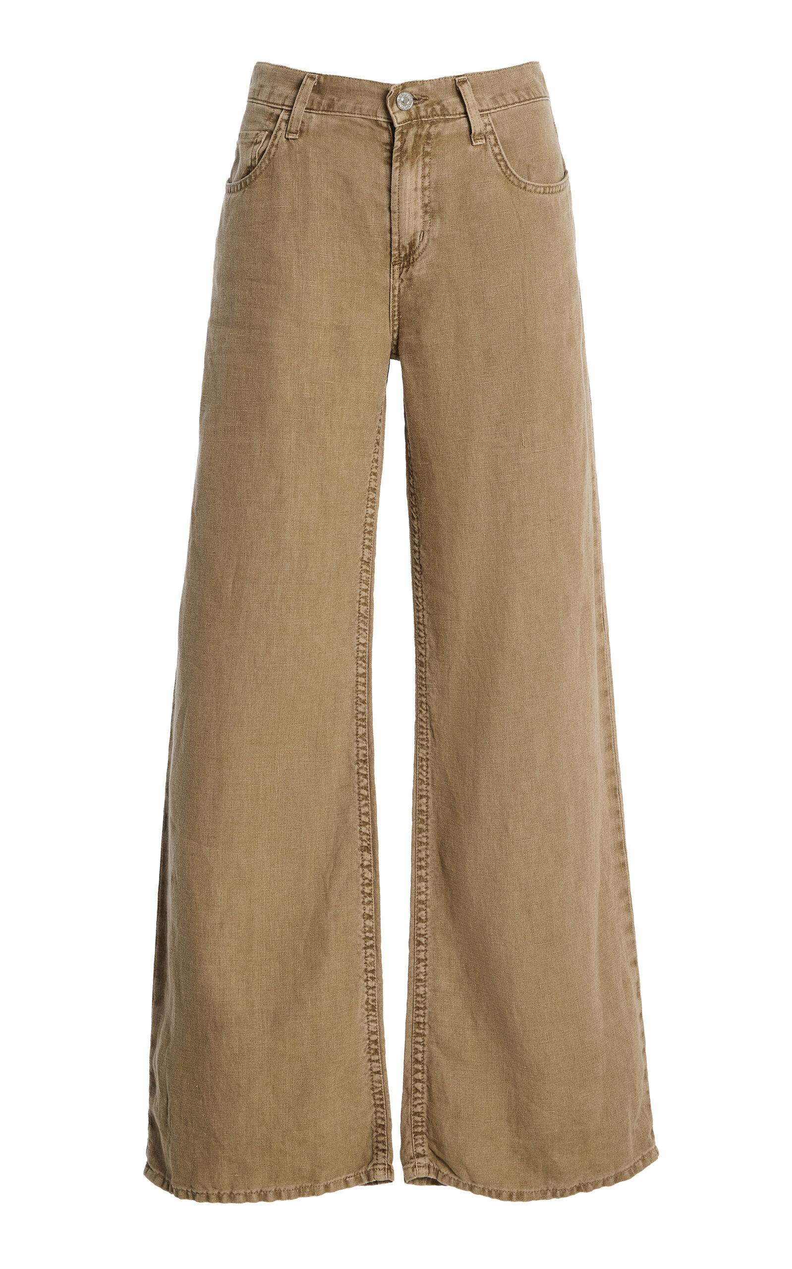 Citizens of Humanity Nora Low-Rise Linen Trousers - Moda Operandi by CITIZENS OF HUMANITY