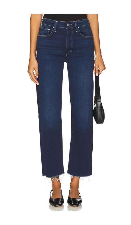 Citizens of Humanity Palma Straight Jeans in Blue by CITIZENS OF HUMANITY