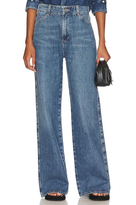 Citizens of Humanity Paloma Utility Trouser Jeans in Denim-Medium by CITIZENS OF HUMANITY