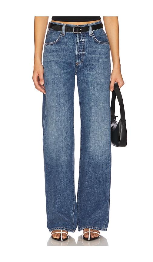 Citizens of Humanity Petite Annina Straight Leg Jeans in Blue by CITIZENS OF HUMANITY