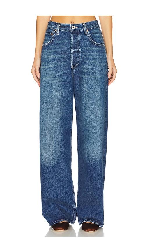 Citizens of Humanity Petite Ayla Baggy Jeans in Denim-Medium by CITIZENS OF HUMANITY