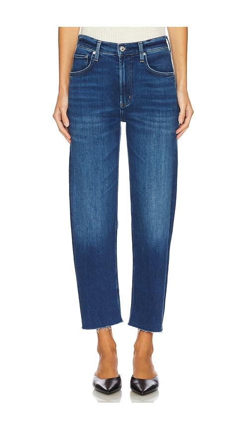 Citizens of Humanity Petite Palma Straight Leg Jeans in Denim-Medium by CITIZENS OF HUMANITY