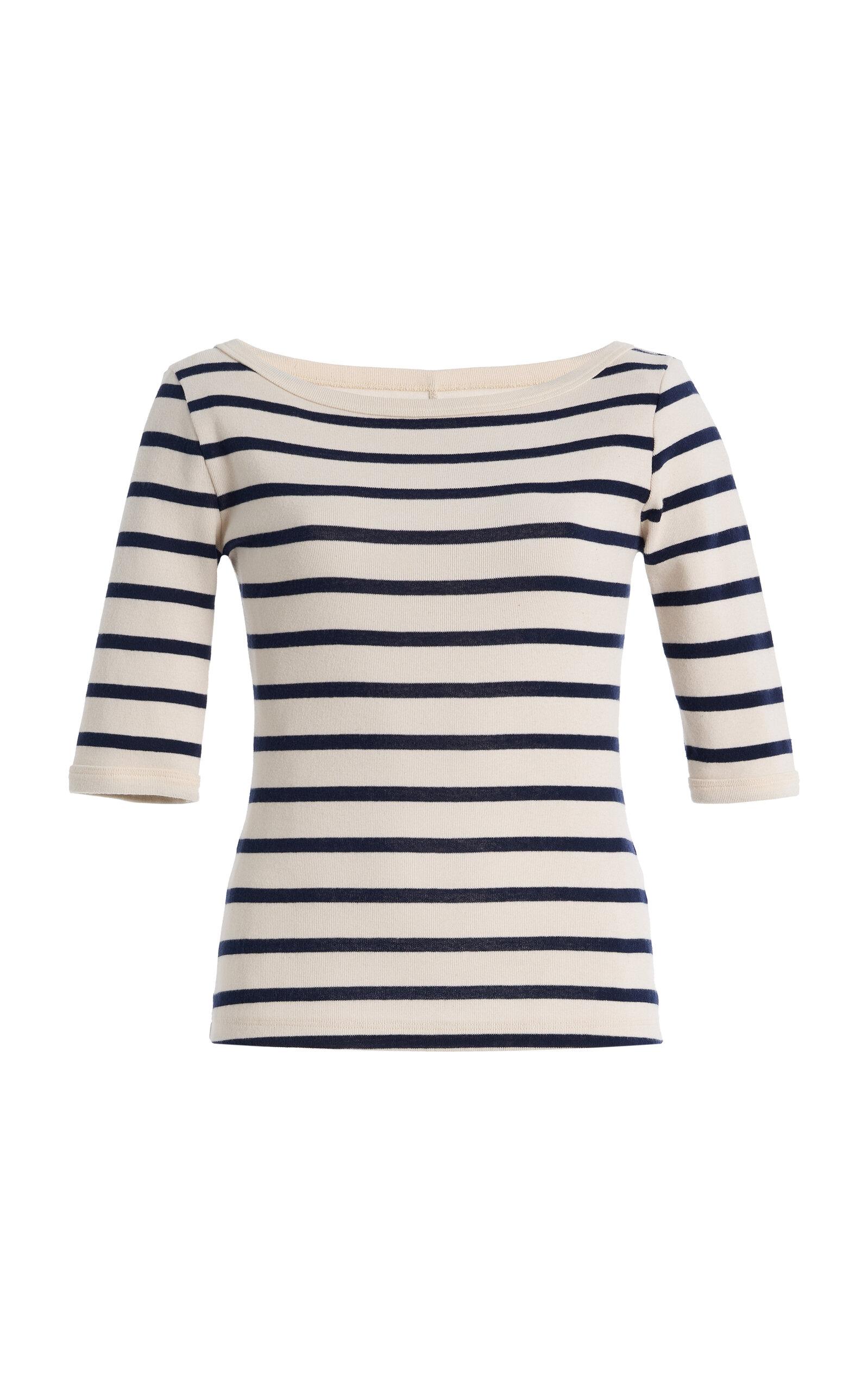Citizens of Humanity Striped Cotton-Blend Boatneck Slim T-Shirt -oda Operandi by CITIZENS OF HUMANITY