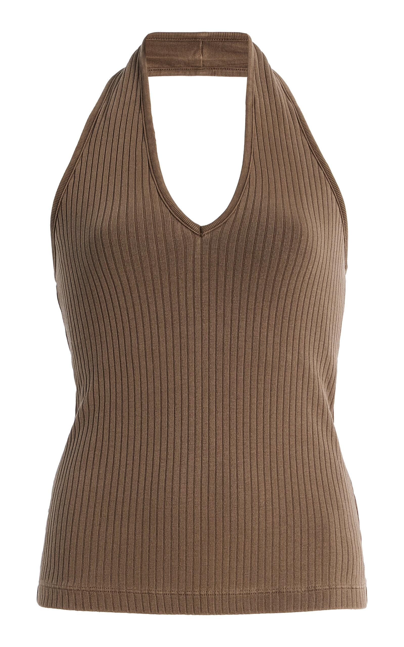 Citizens of Humanity Thea Ribbed Halter Top - Moda Operandi by CITIZENS OF HUMANITY