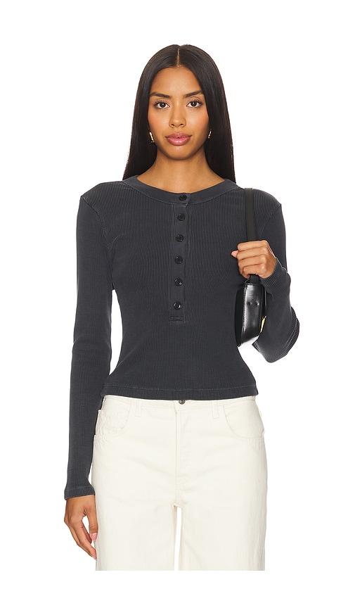 Citizens of Humanity Varra Henley in Charcoal by CITIZENS OF HUMANITY