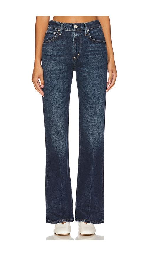 Citizens of Humanity Vidia Mid Rise Boot Jeans in Blue by CITIZENS OF HUMANITY