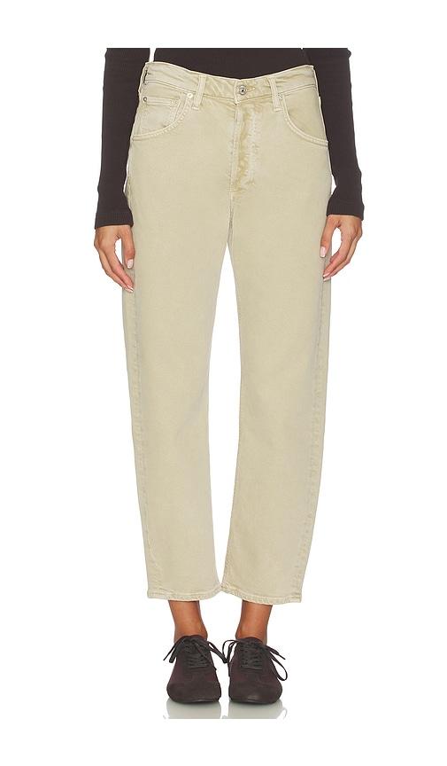 Citizens of Humanity Winslow Low Rise Boyfriend Jeans in Cream by CITIZENS OF HUMANITY