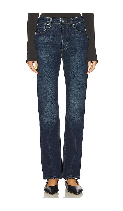 Citizens of Humanity Zurie Straight Leg Jeans in Denim-Dark by CITIZENS OF HUMANITY