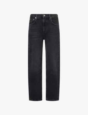 Delfina Straight-Leg Stretch-Denim Jeans by CITIZENS OF HUMANITY
