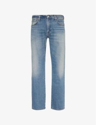 Elijah five-pockets straight-leg relaxed-fit denim-blend jeans by CITIZENS OF HUMANITY