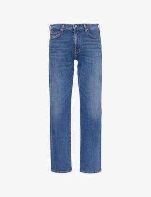 Elijah five-pockets straight-leg relaxed-fit stretch-regenerative-denim jeans by CITIZENS OF HUMANITY