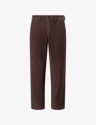 Flat Front Straight-Leg Cotton Trousers by CITIZENS OF HUMANITY