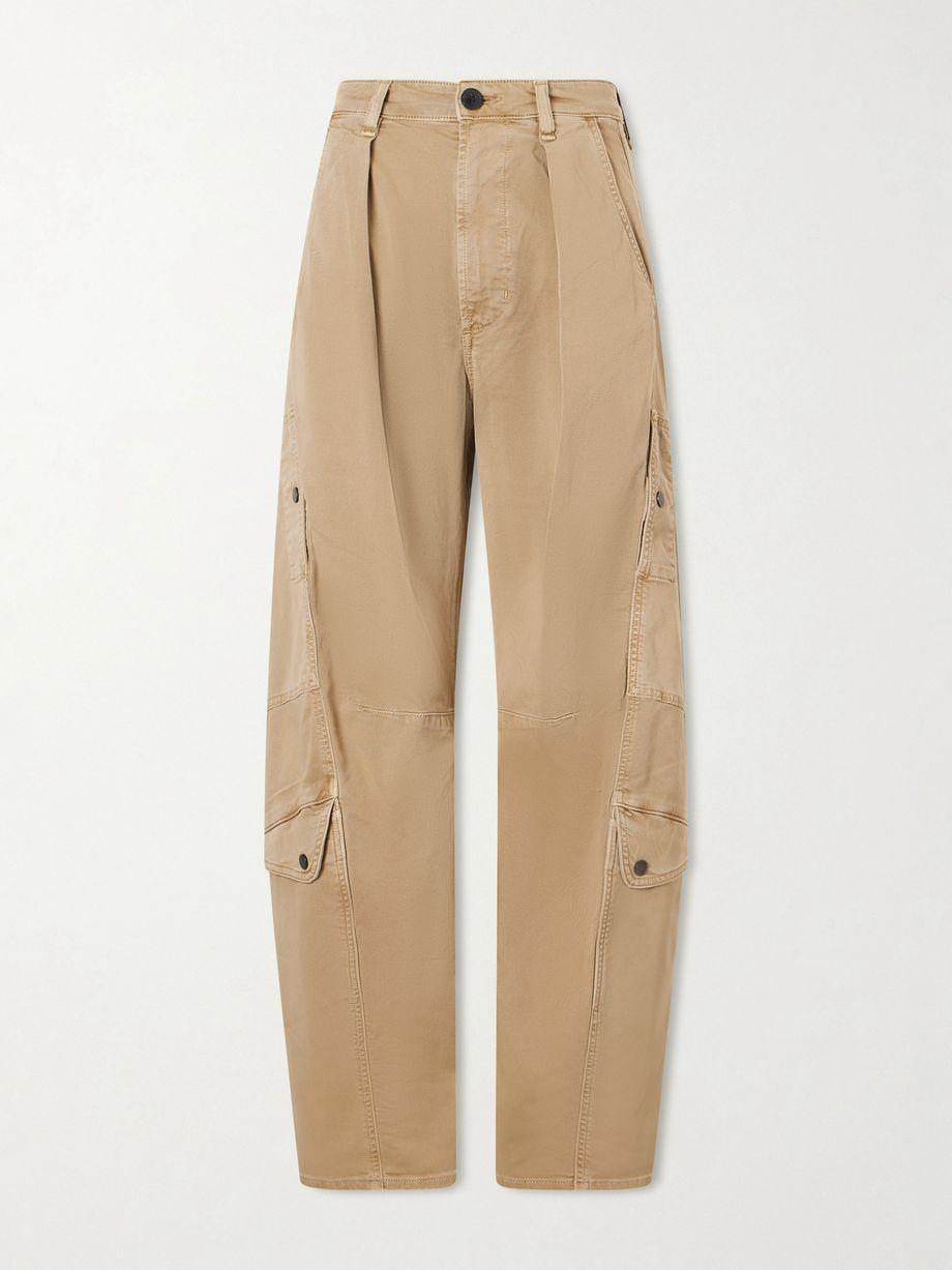 Flight mid-rise straight-leg cotton-blend twill cargo pants by CITIZENS OF HUMANITY